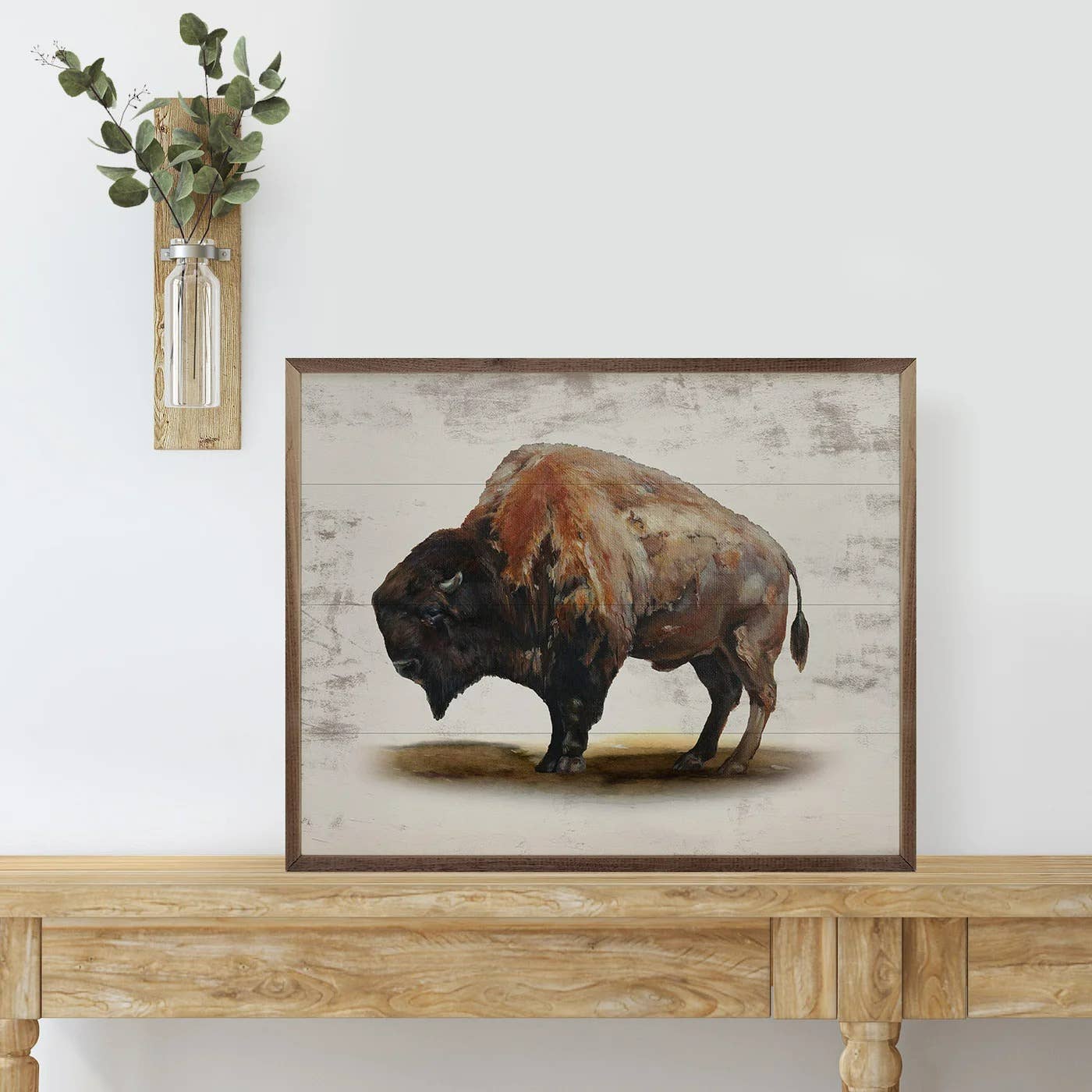 North American Bison: 10 x 8 x 1.5