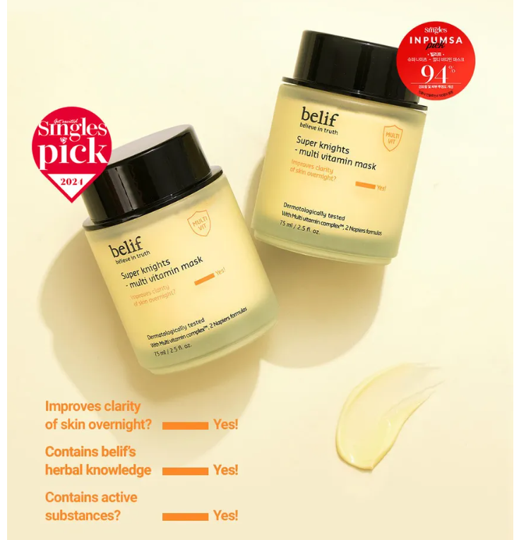 BELIF Super Knights Multi Vitamin Mask