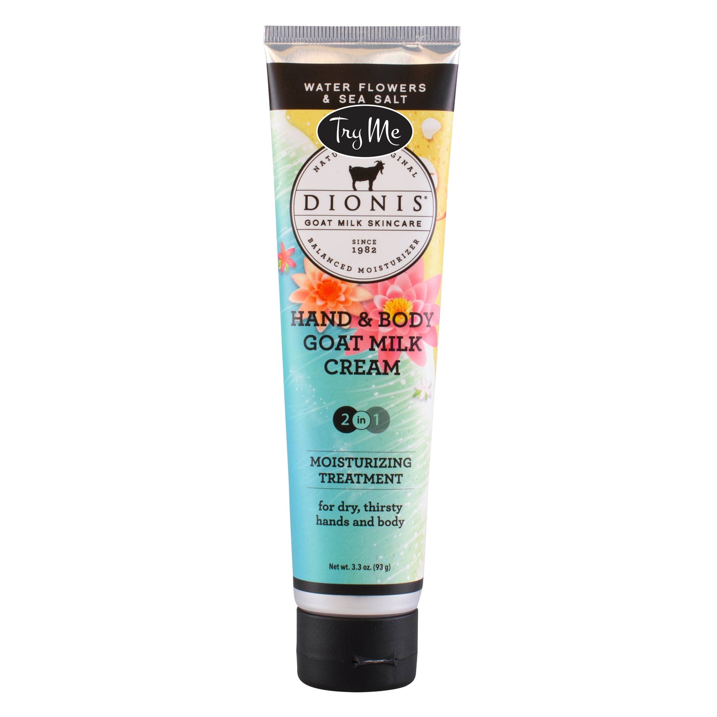 Tester, 3.3 oz Hand & Body Cream, Water Flowers & Sea Salt