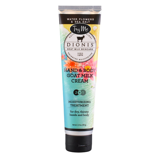 Tester, 3.3 oz Hand & Body Cream, Water Flowers & Sea Salt