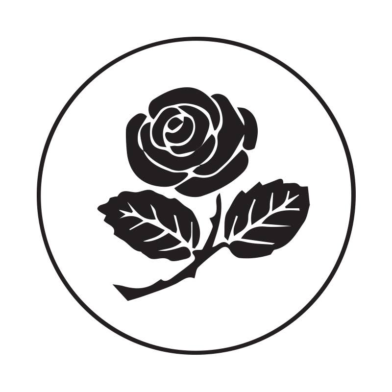 Brass Wax Seal Dies -popular symbols- no handle: Wildflowers