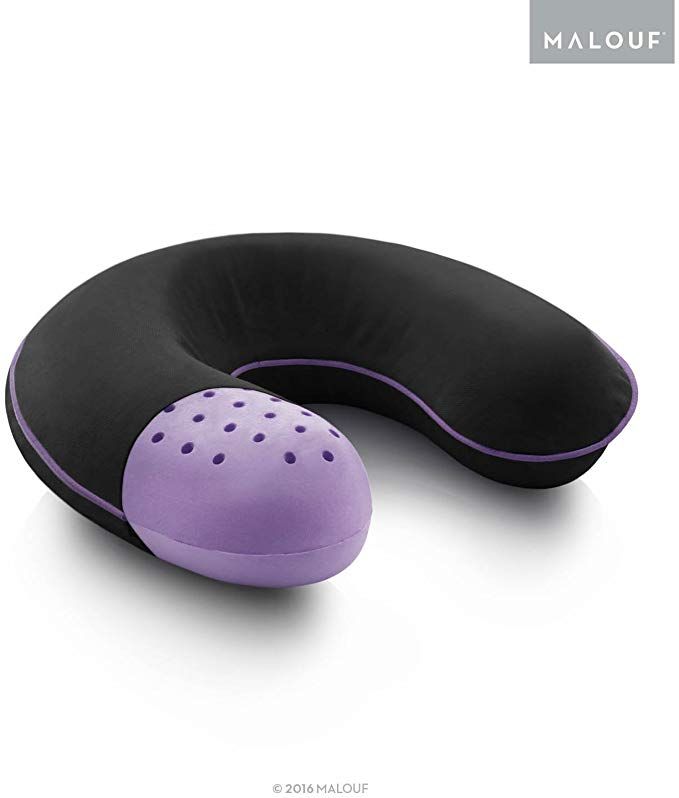 MALOUF Z ZONED LAVENDER PILLOW, TRAVEL NECK