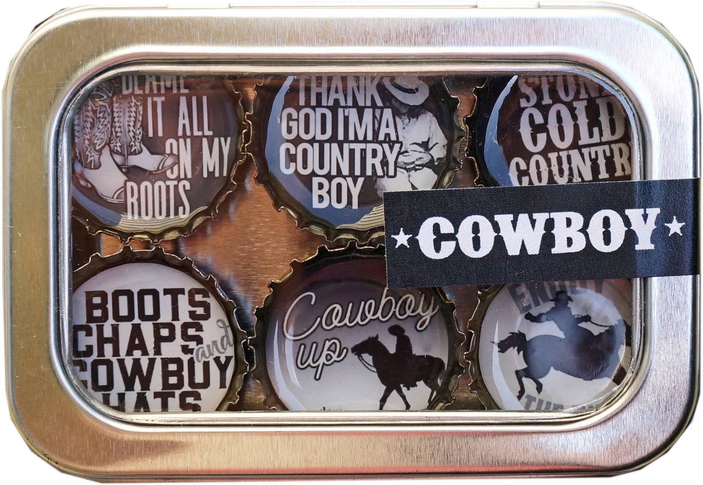 Cowboy Magnets - Father's Day Gifts