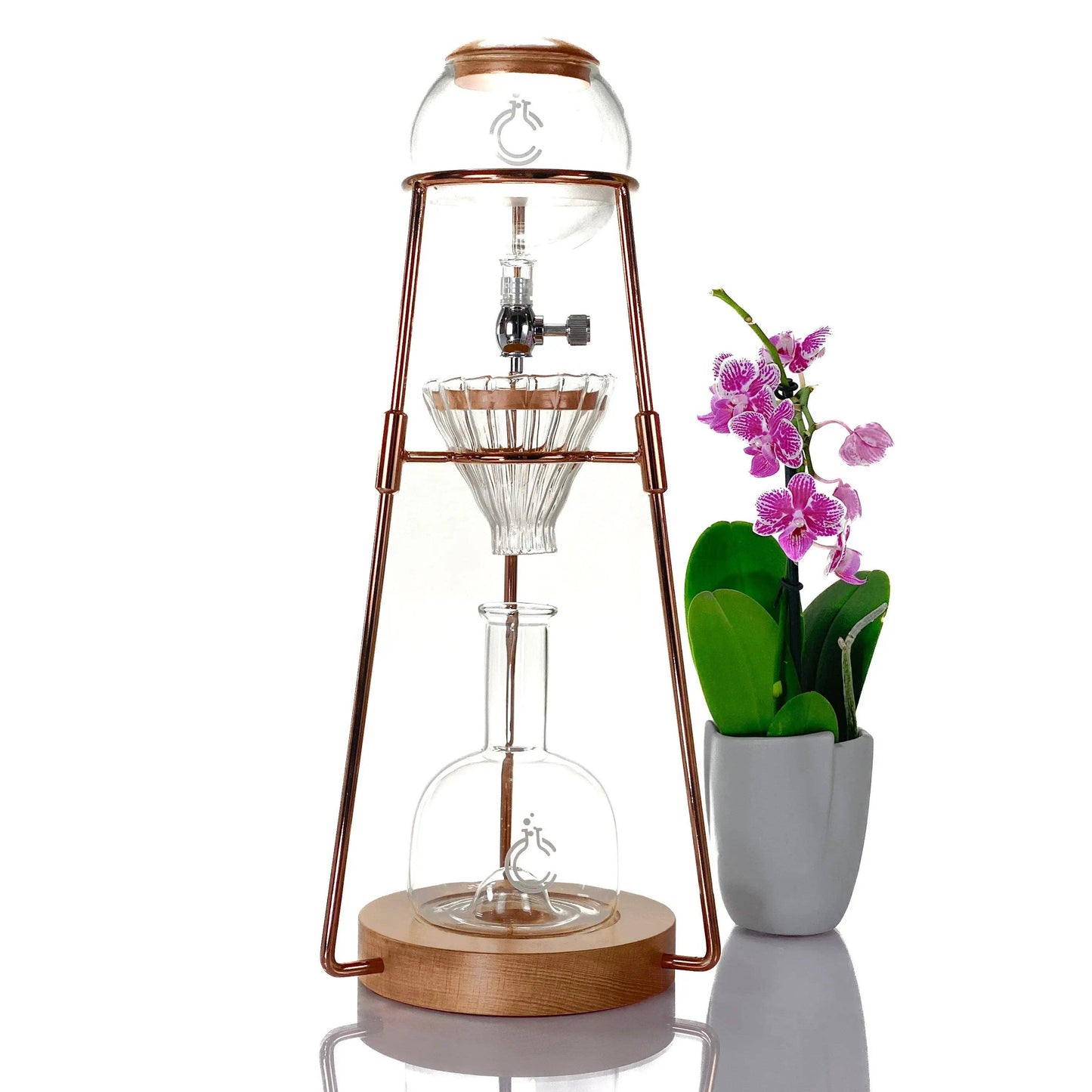 Cold Brew Drip Coffee Tower | Chemistry Inspired Café: Silver