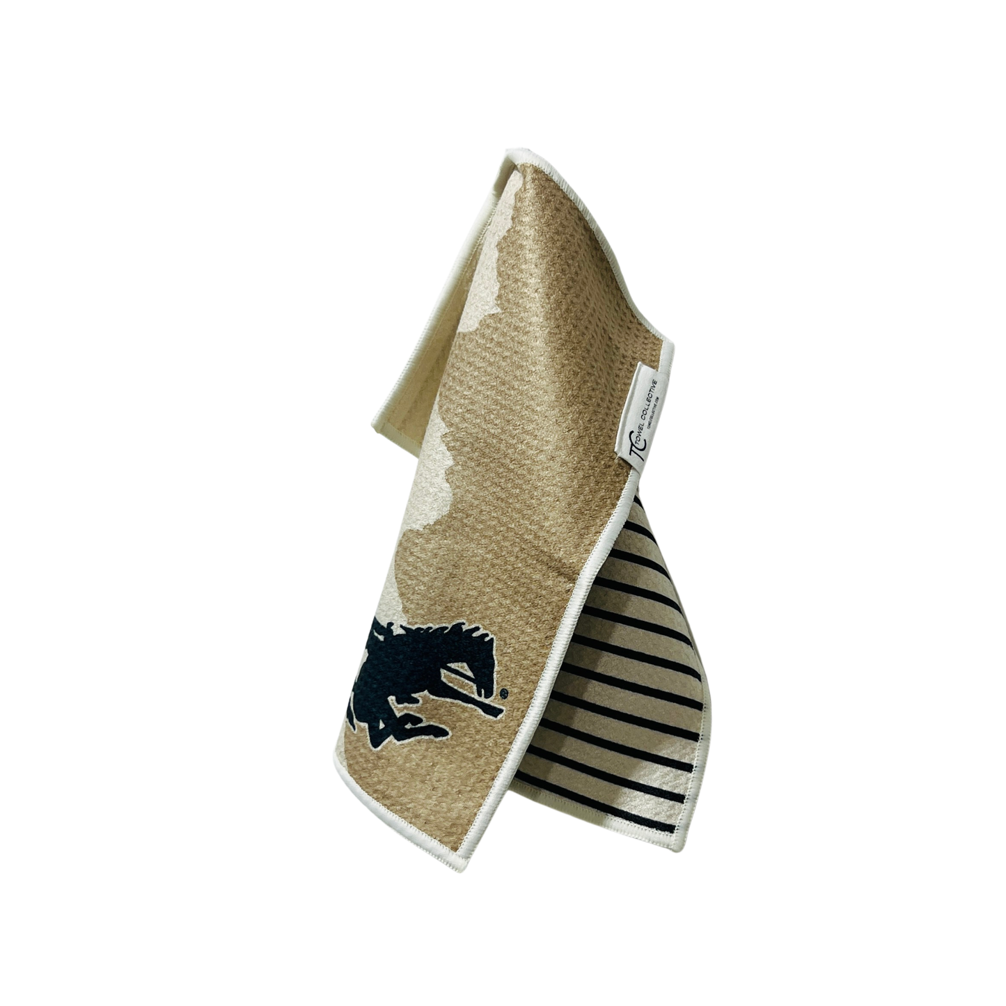 Neutral Cowboy | Waffle Weave Microfiber Towels Kitchen & Bath: Hand Towel