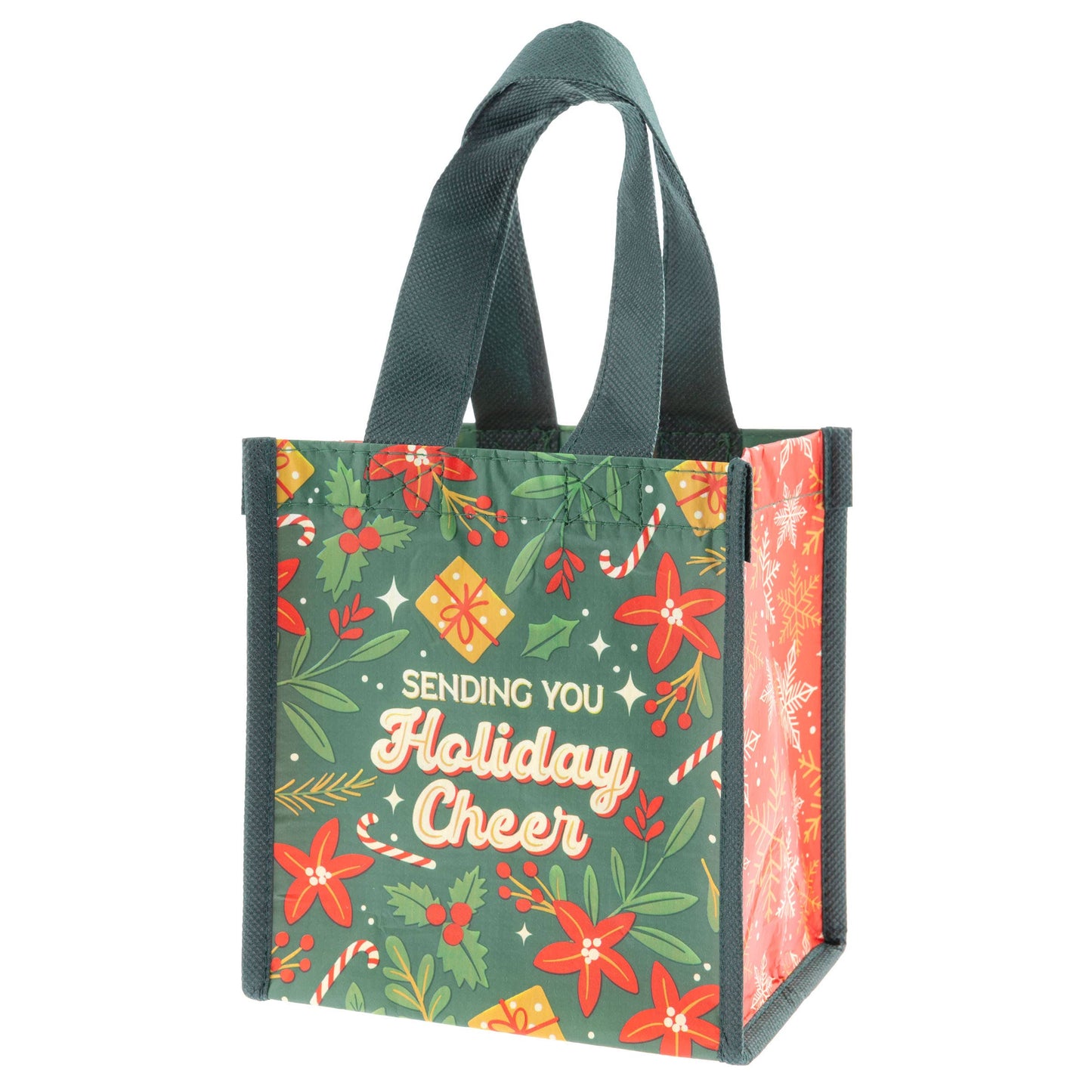 Holiday Recycled Small Gift Bags: Holiday Cheer
