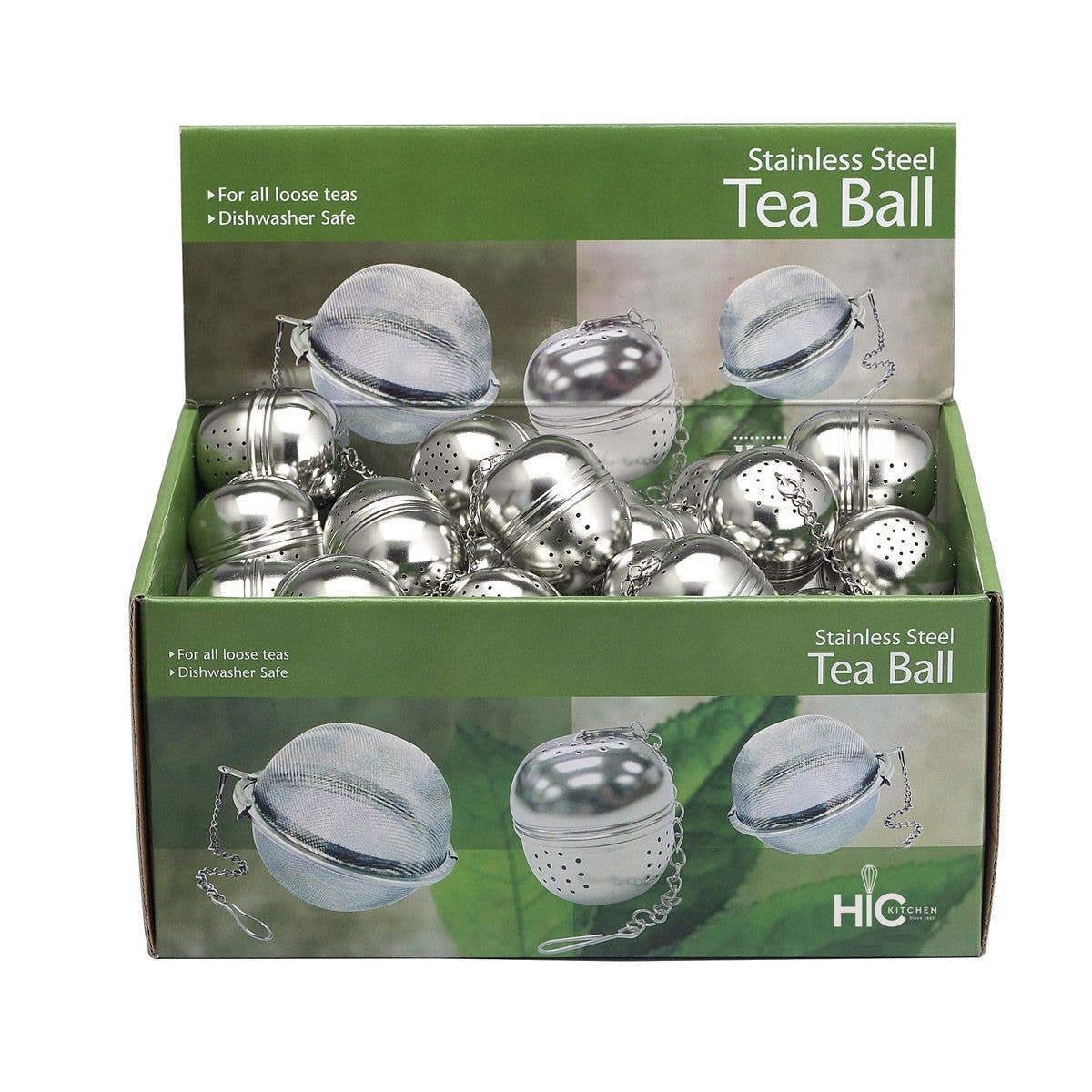 HIC Kitchen Mesh Ball Tea Infuser, 1.25in