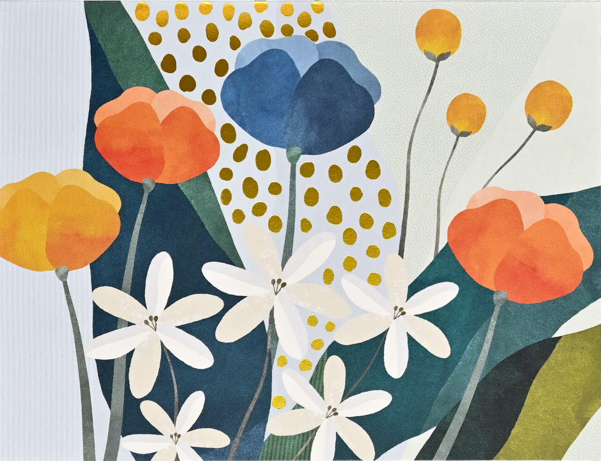 Floral Premium Note Cards