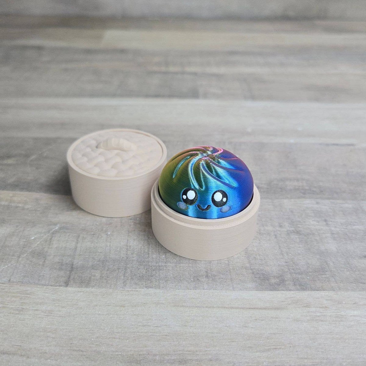 8 New Colors! - Mystery Dumpling Clicker Fidget Toy: First Dumpling Order (Free Display) / 24 Pack (minimum) / Default Colors (All Colors Shown)