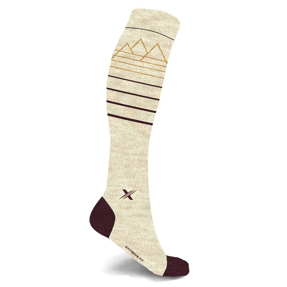 HAPPYWOOL® BUTTER-SOFT MERINO WOOL SOCKS: Sand / Small/Medium