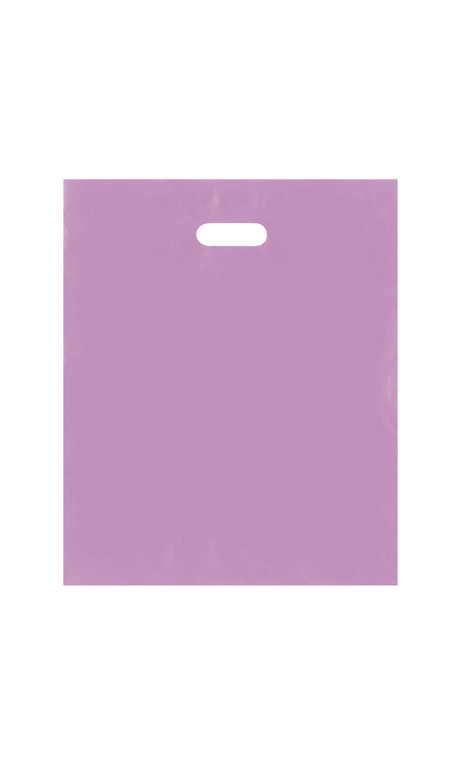 Frosted Retail Merchandise Bags: Clear / Case of 250 / Large