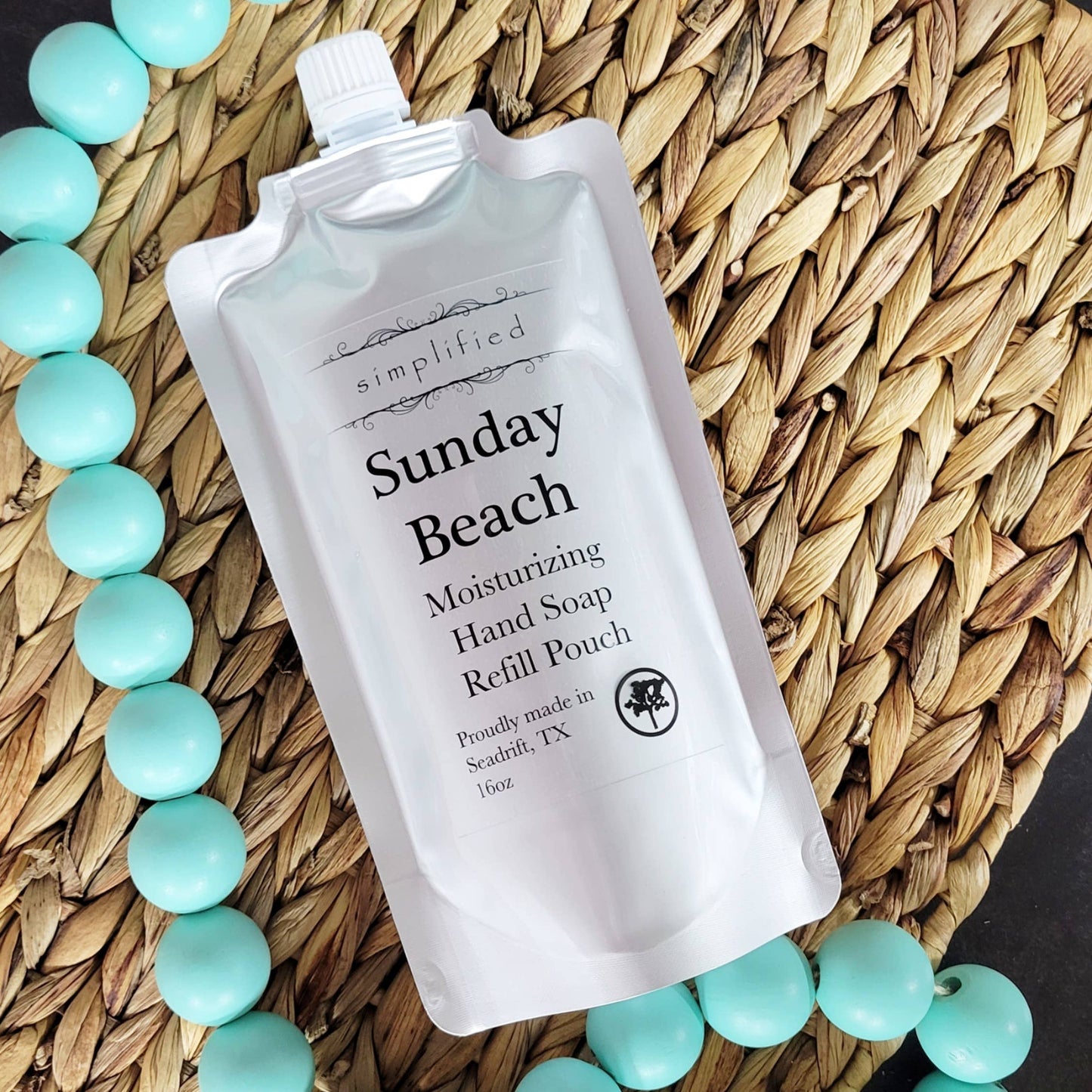 16oz Hand Soap Refill Bag: Sunday Beach