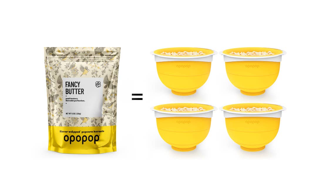 Fancy Butter 320g Big Bags Popcorn Kernels Restock