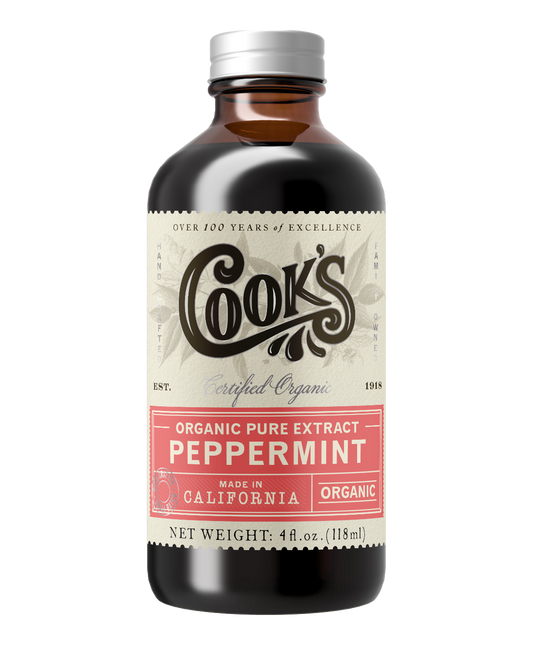 Organic Pure Peppermint Extract: 4 Oz