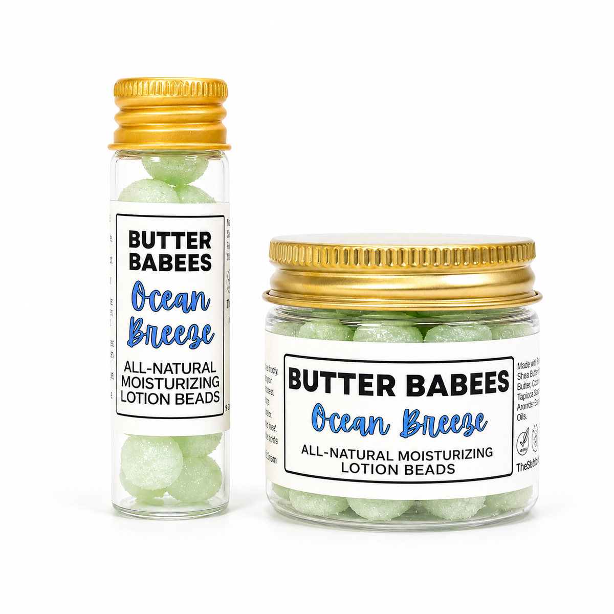 Serenity Collection| Butter Babees | Single-Use Lotion Beads: Ocean Breeze / 30 gram