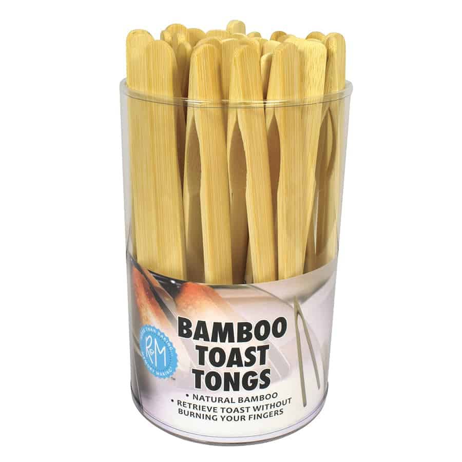 Bamboo Toast Tongs