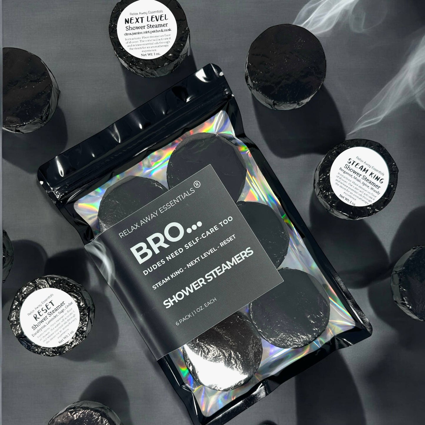 Men's Shower Steamers - Bro 6 Pack - Aromatherapy 