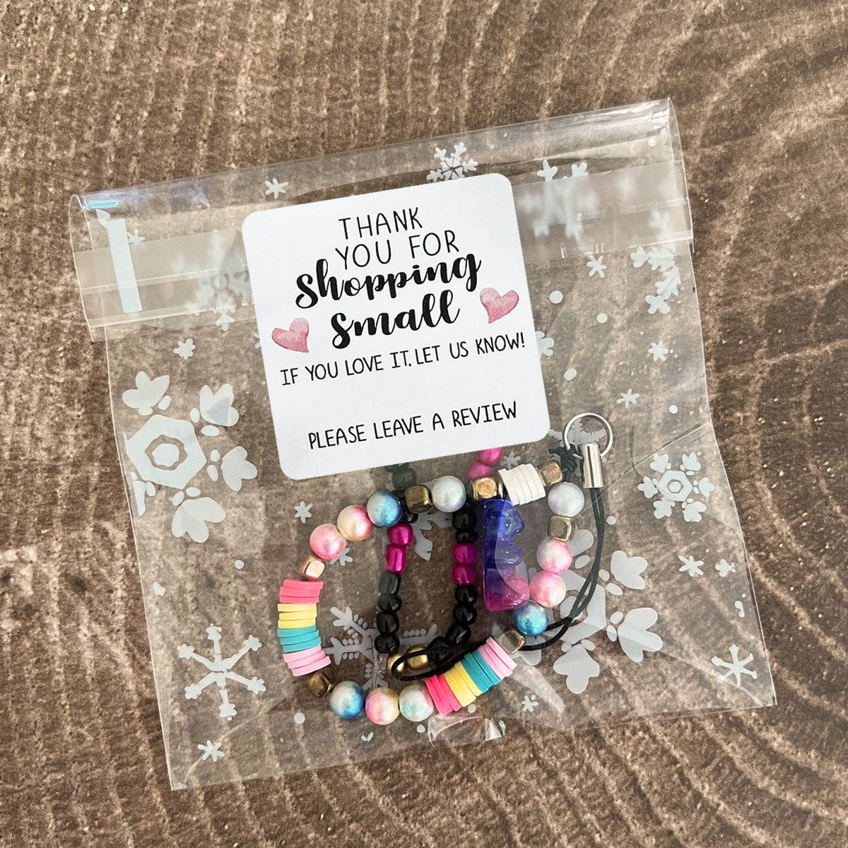 Wrapables Shopping Small Business Thank You Stickers Roll