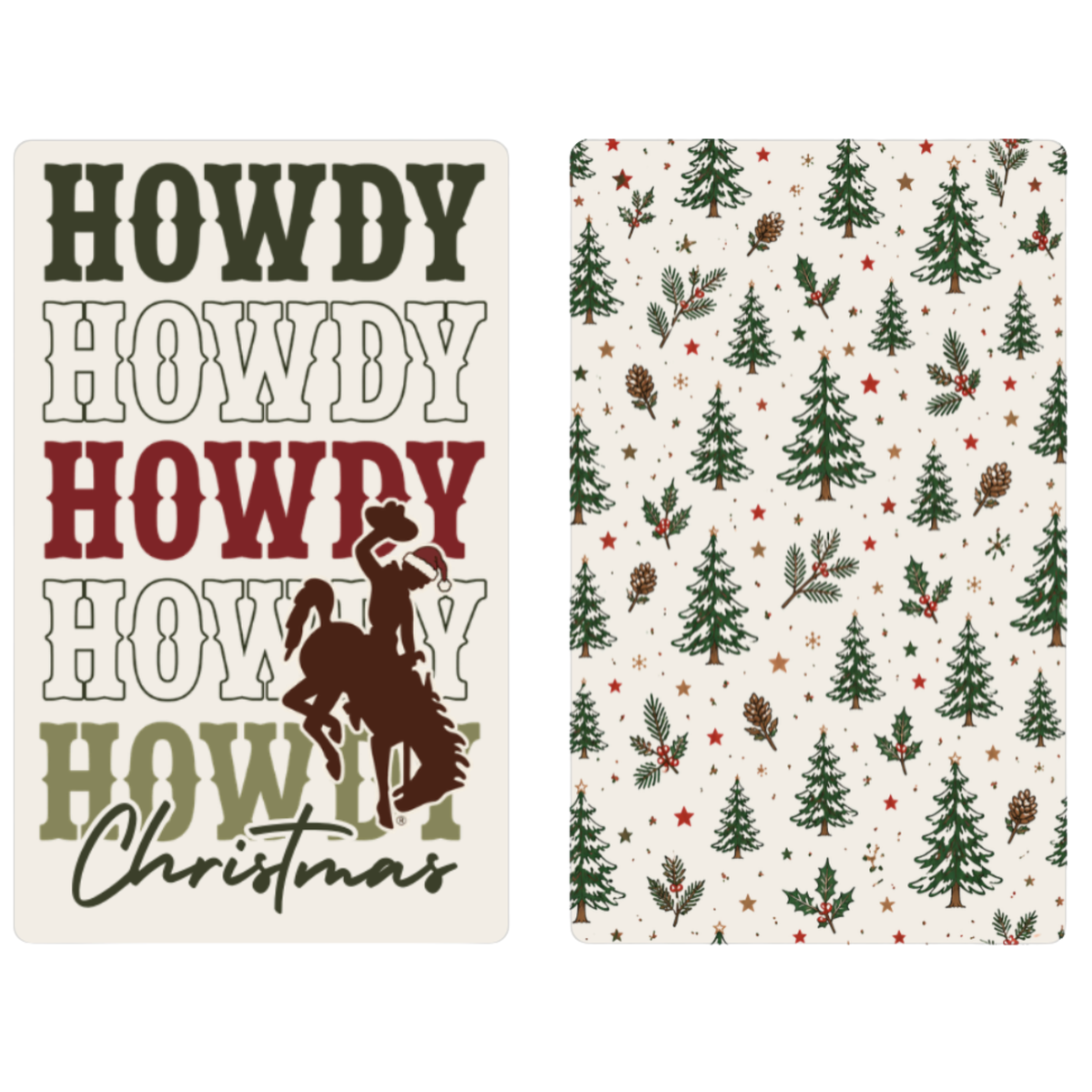 Howdy Santa | Waffle Weave Microfiber Towels Kitchen & Bath: Hand Towel