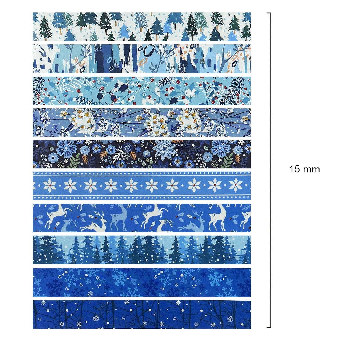 Wrapables Winter Season Washi for Arts & Crafts