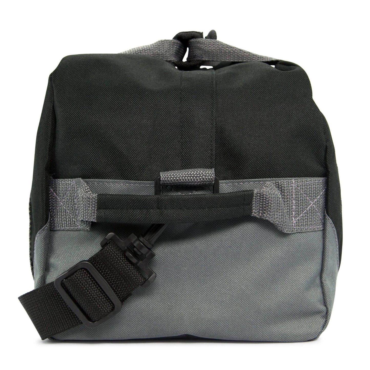 DALIX 14" Small Duffle Bag Two Toned Gym Travel Bag: Black
