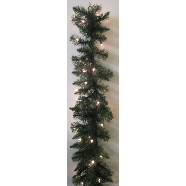 GARLAND PRELIT LED CLEAR 9FT