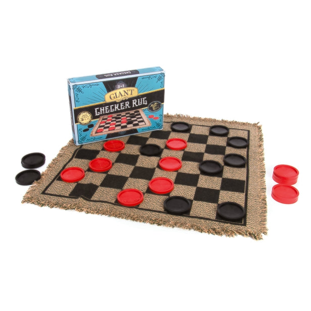 CHECKERS RUG GAME