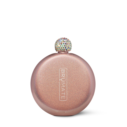 GLITTER FLASK - GLITTER ROSE GOLD