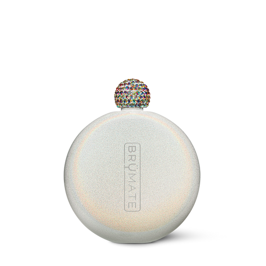 GLITTER FLASK - GLITTER WHITE
