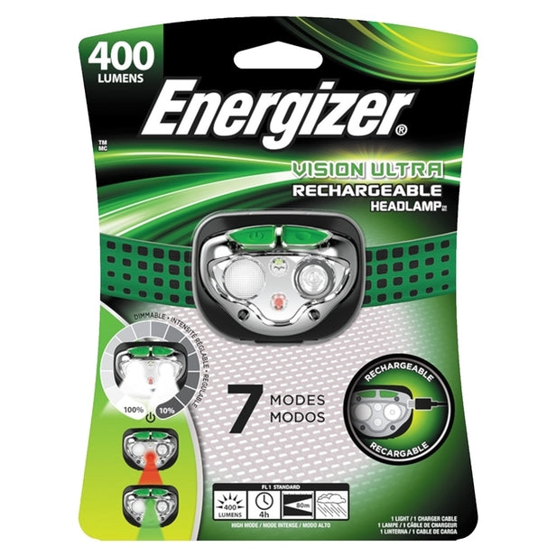 HEADLAMP VSN RECHRGBLE 400 LUMENS