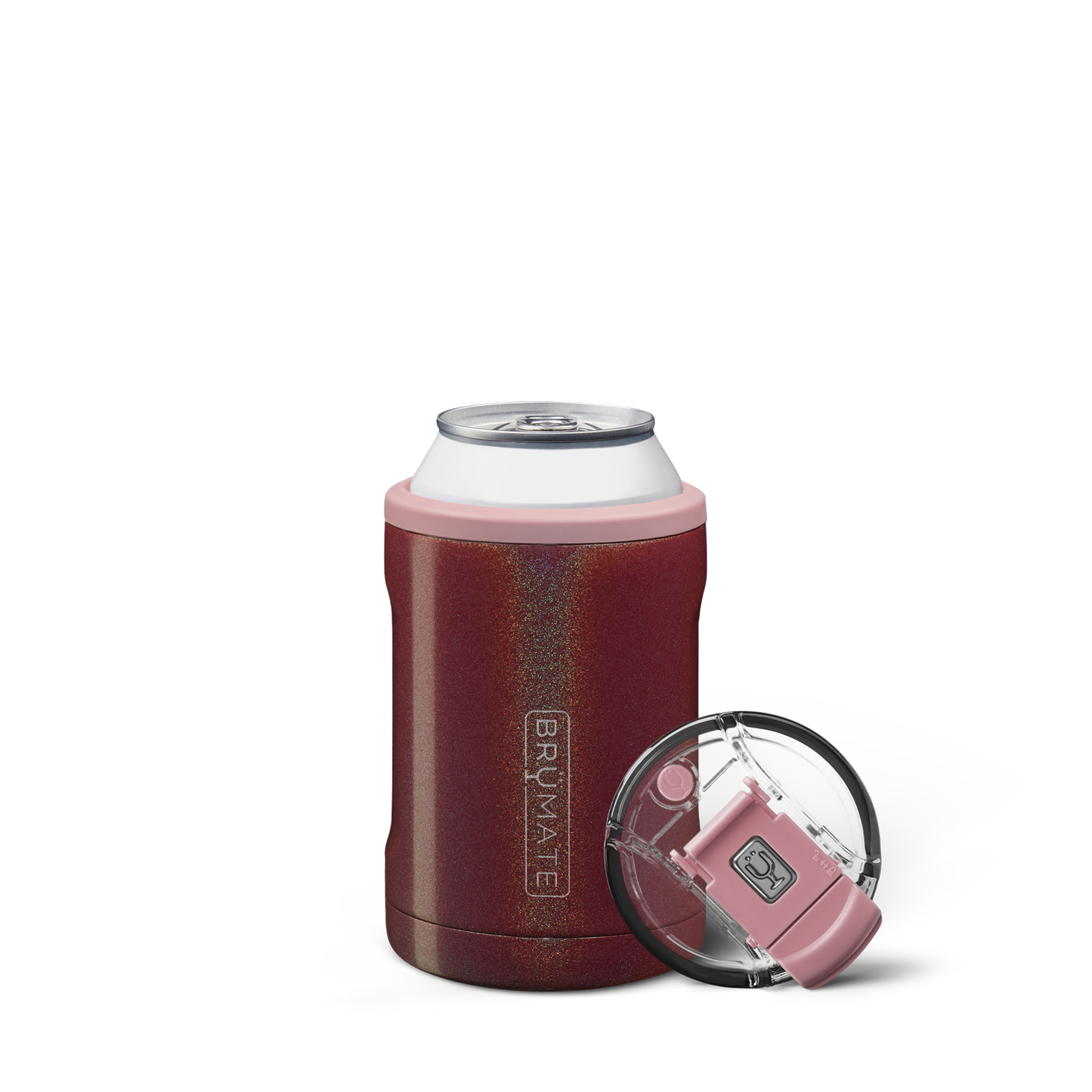 HOPSULATOR DUO-GLITTER MERLOT 12OZ STANDARD CANS