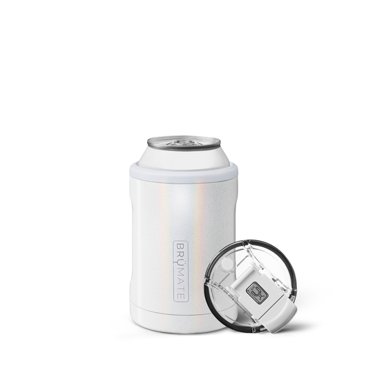 HOPSULATOR DUO 12 OZ - GLITTER WHITE