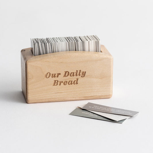 Our Daily Bread - Wood Promise Box