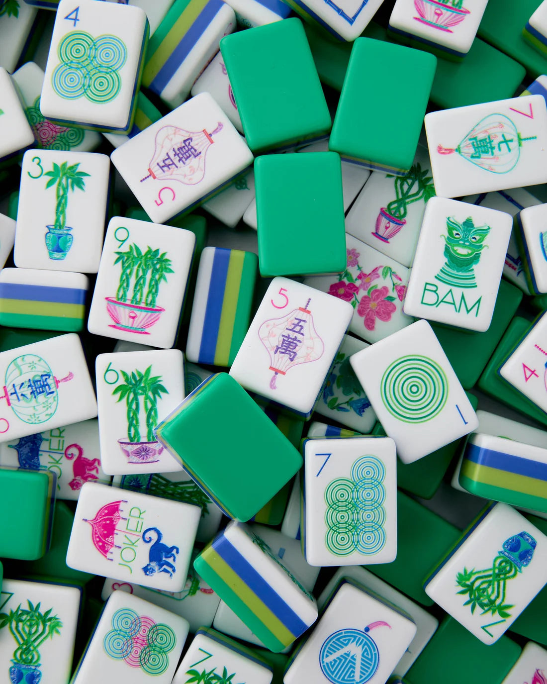 OH MY MAHJONG JASMINE TILES