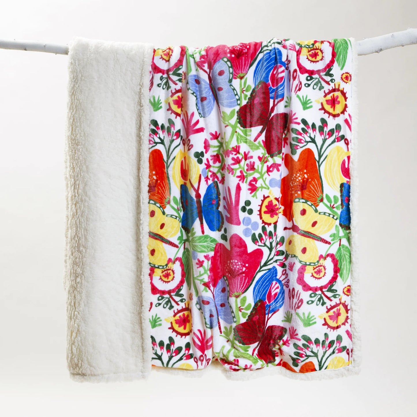 JP825 Carsten's Butterfly Plush Throw Blanket