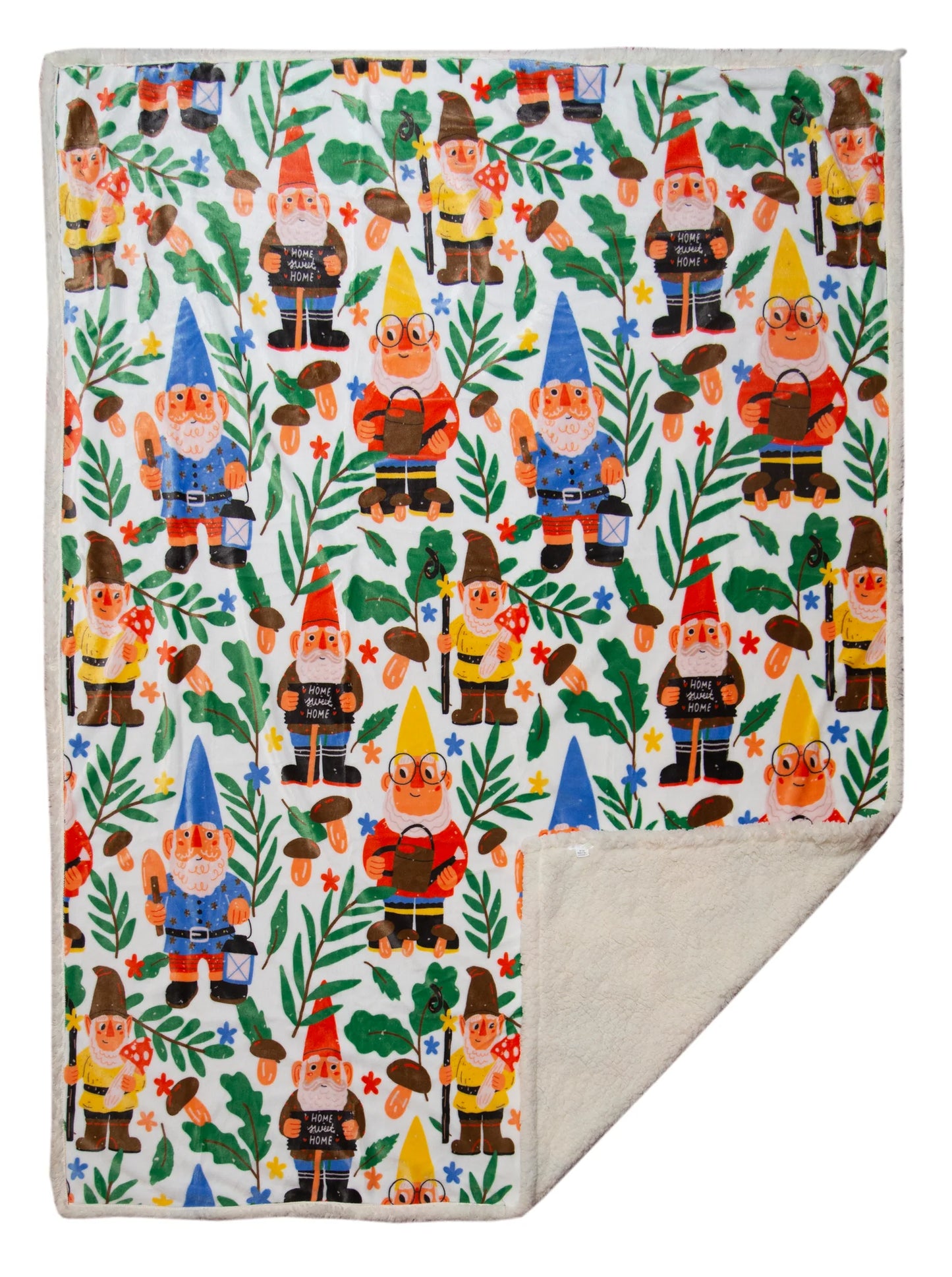 JP896 Carsten's Gnomes Plush Throw Blanket