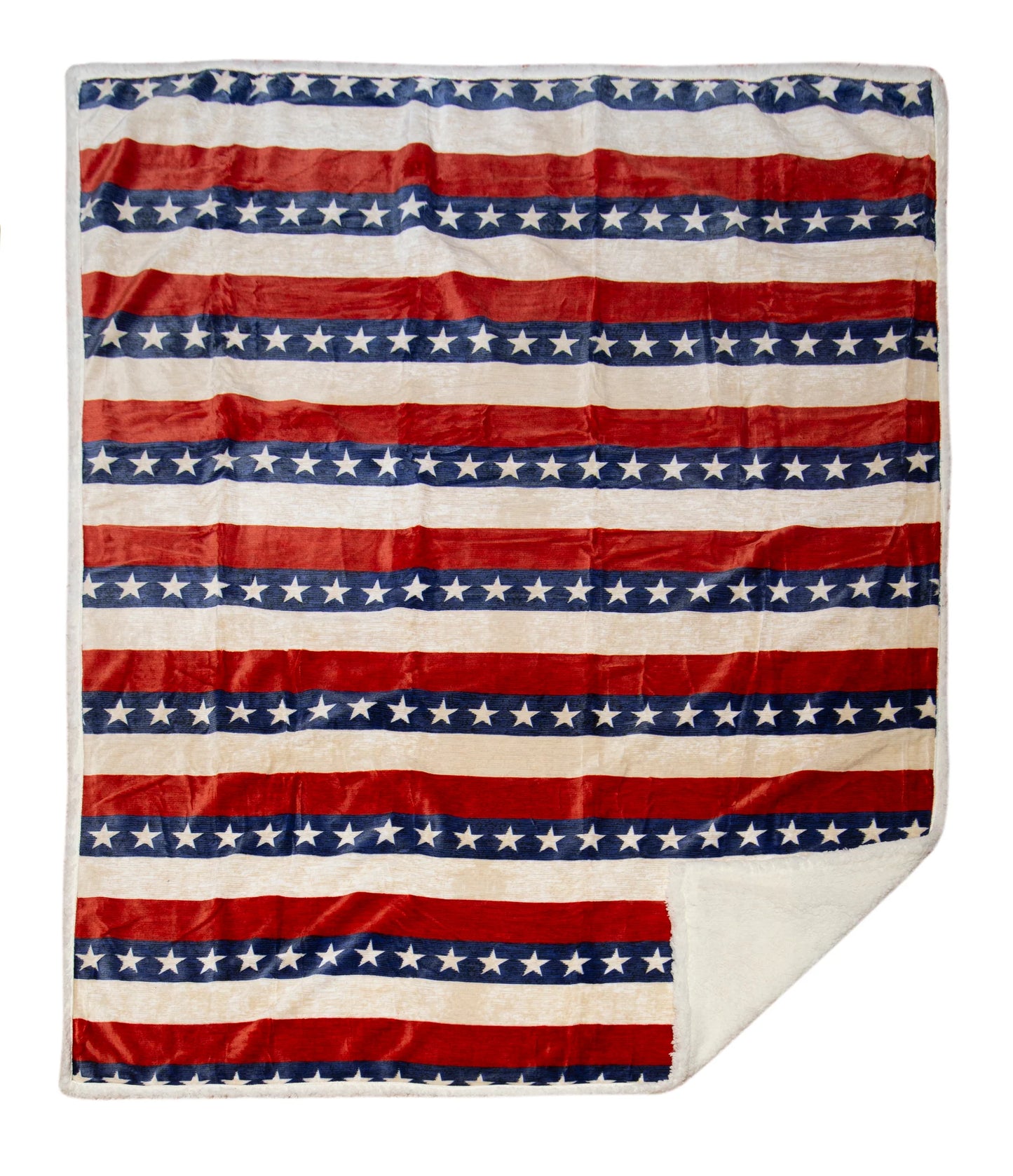 JP900 Carsten's Americana Plush Throw Blanket