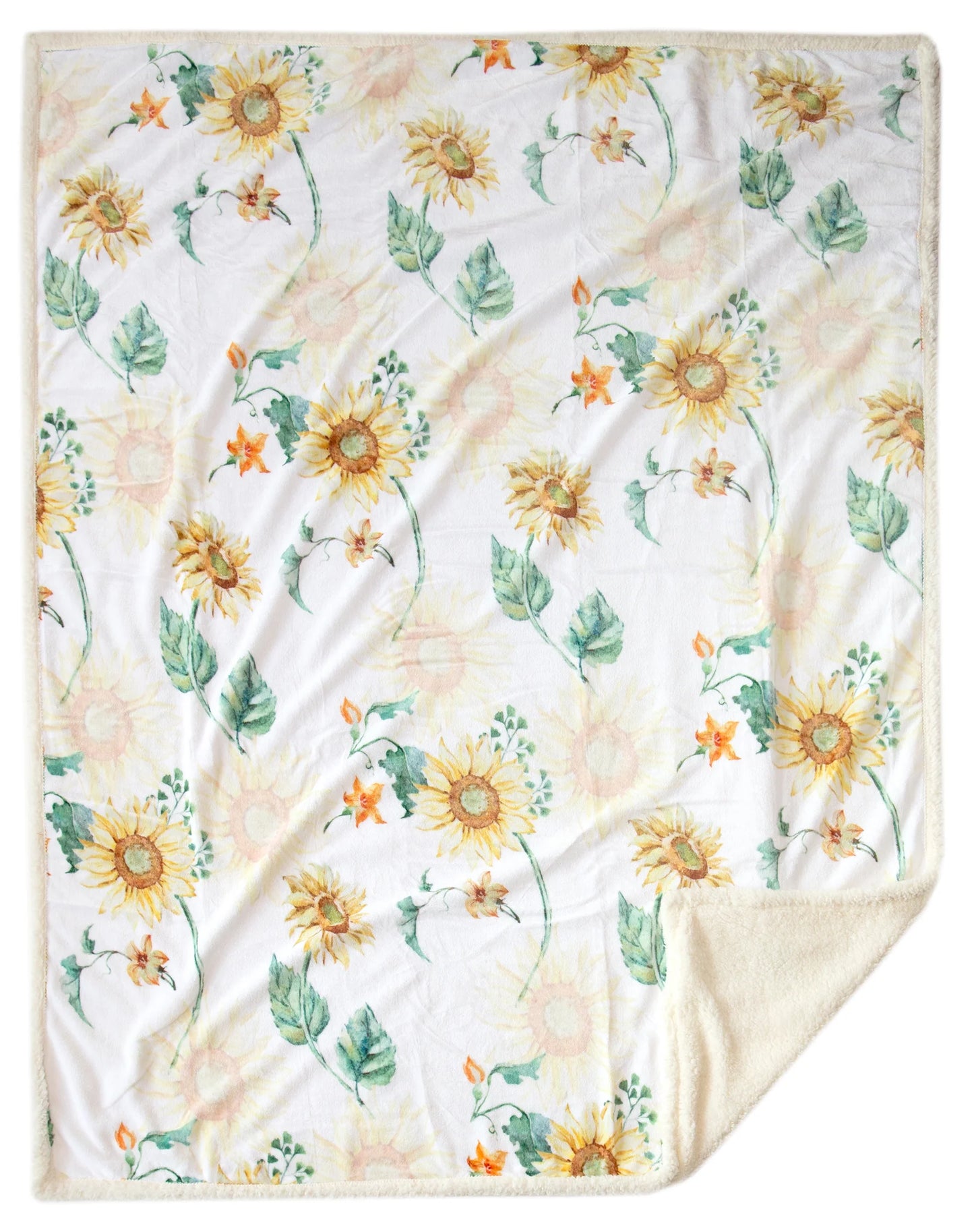 JP923 Carsten's Sunflower Plush Throw Blanket