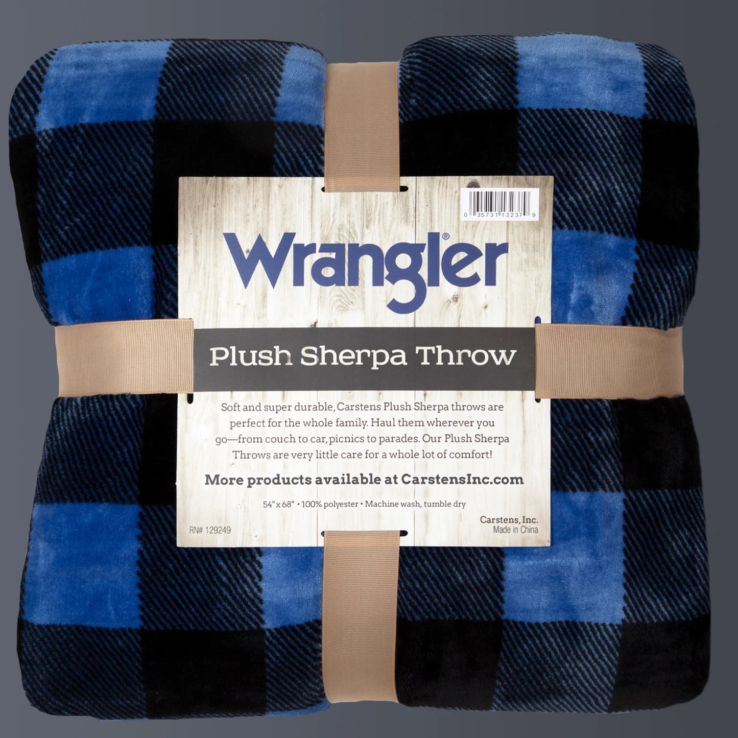 JW197 Carsten's Wrangler LumberJack Blue Throw