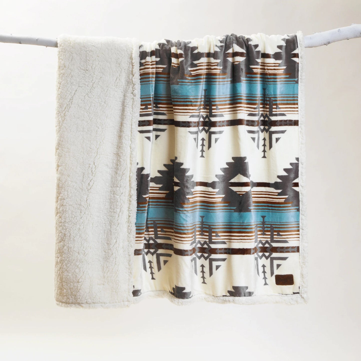 JW230 Carsten's Lone Mountain Plush Throw Blanket