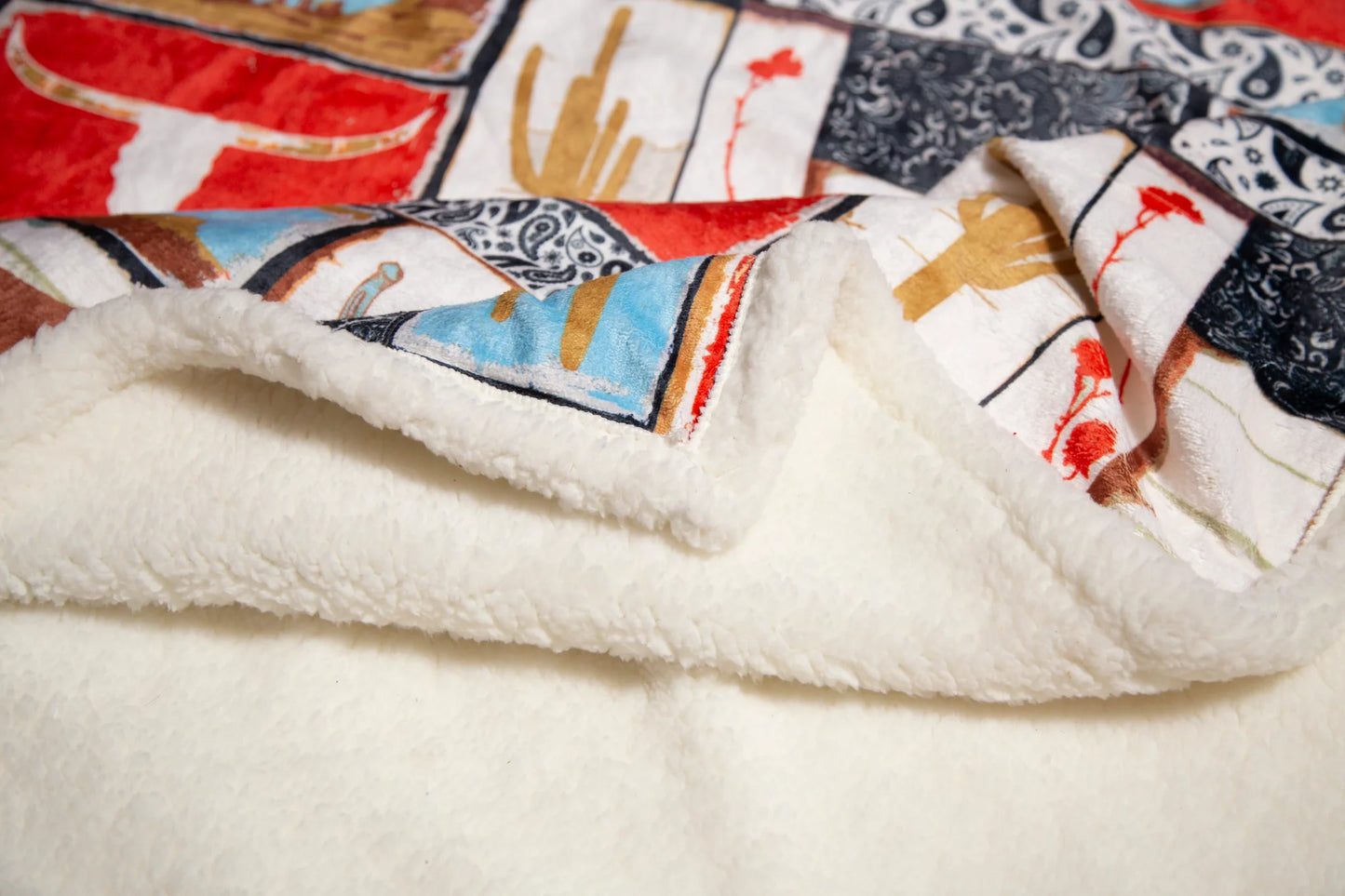 JW260 Carsten's Wrangler Vintage Plush Throw Blanket