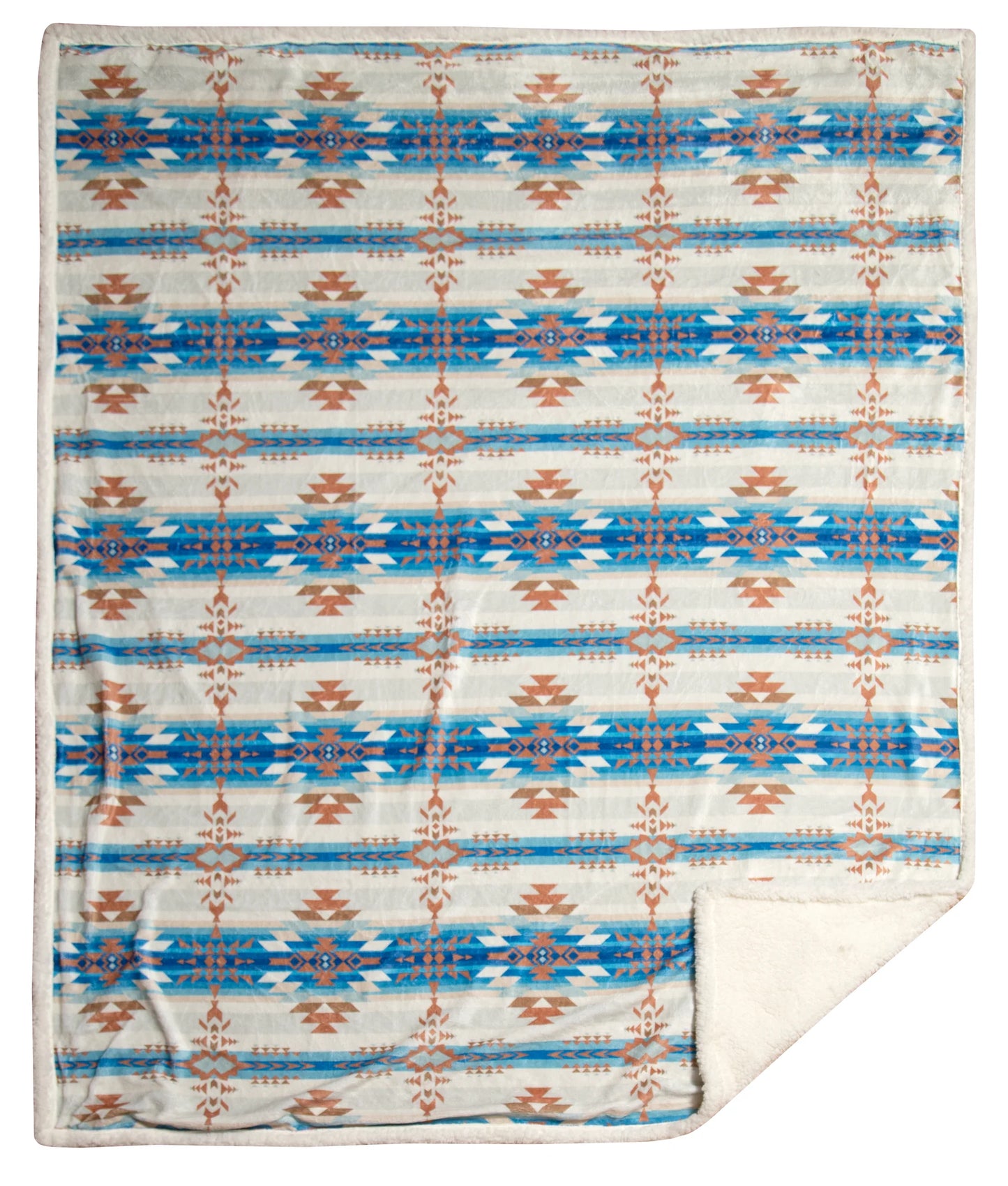 JW261 Carsten's Wrangler Stack Rock Southwest Plush Throw Blanket