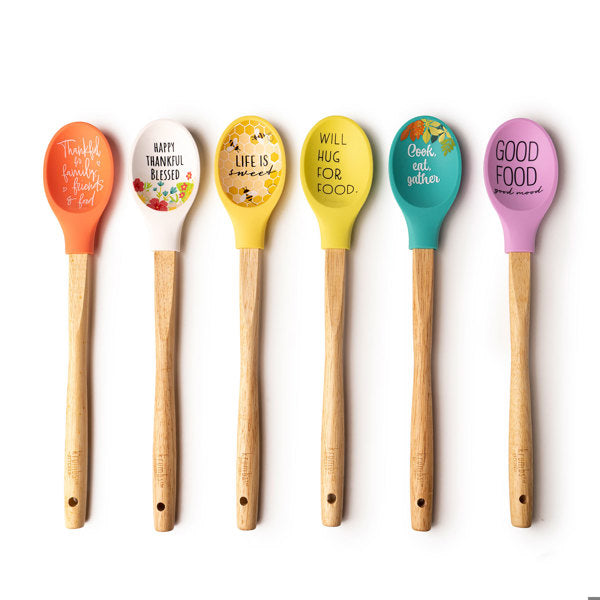 Krumbs Kitchen Homemade Happiness Silicone Spoons