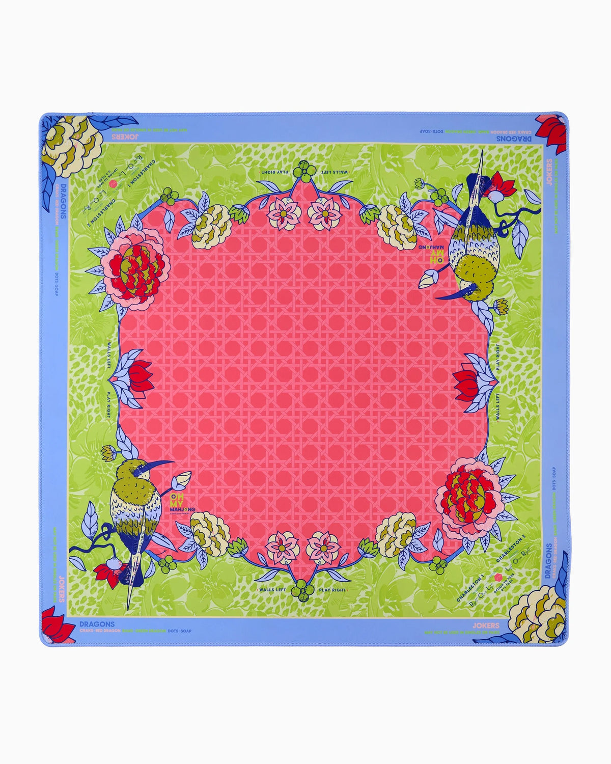 Larkspur Mahjong Mat in Tube