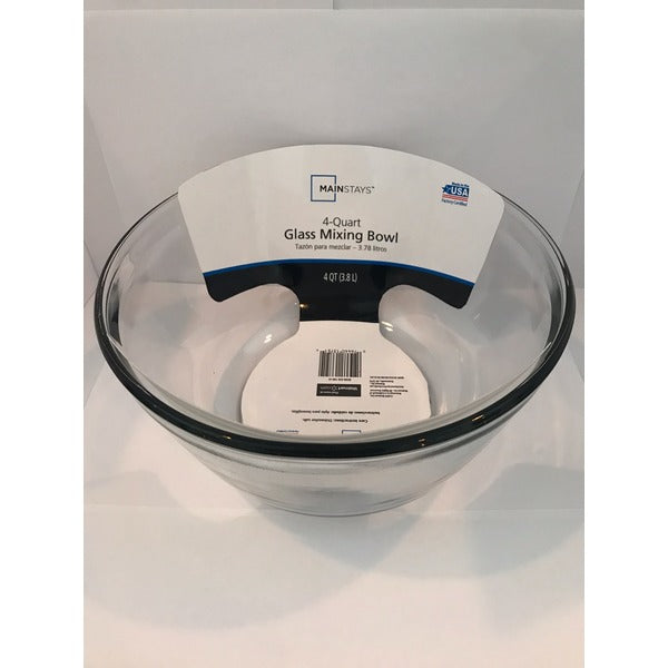 4 quart Glass Mixing Bowl