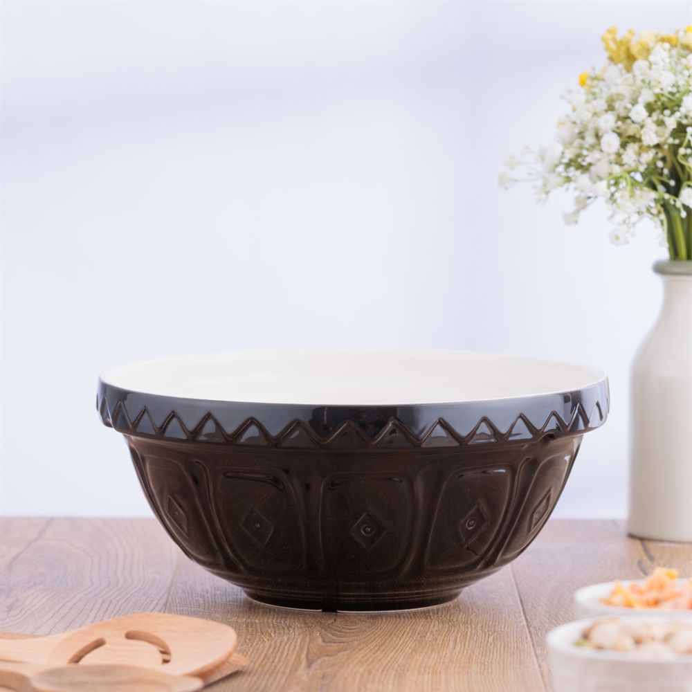 Mason Cash Color Mix Collection S18 (2.85 Qt) Mixing Bowl | Black