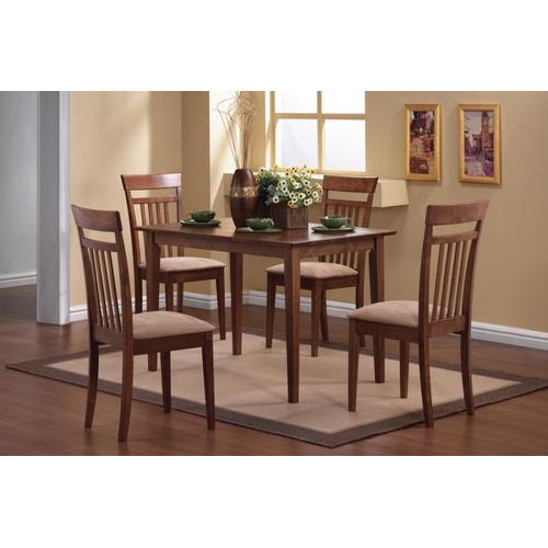 150430 5PC DINING SET CHESTNUT