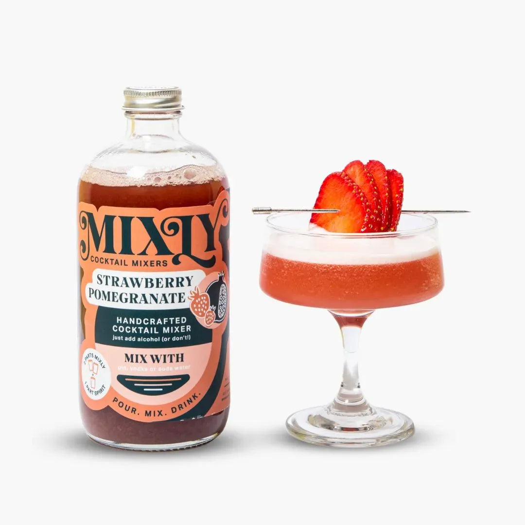 Strawberry Pomegranate Handcrafted All-Natural Mixer