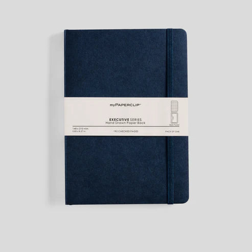 Executive Series CHECKERED Notebook  - A5  - Assortment