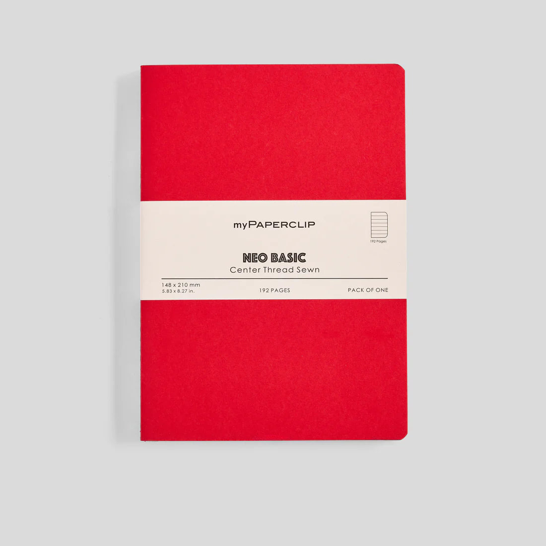 Neo Basic Center Thread Sewn Notebook - A5 - Assortment